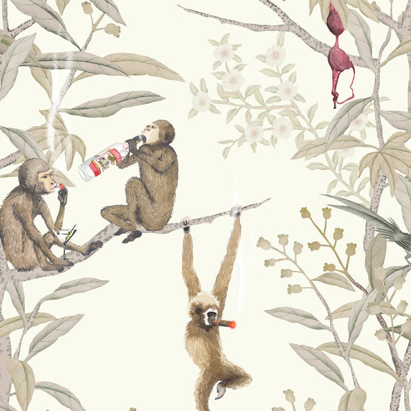 Drunk Monkeys Wallpaper
