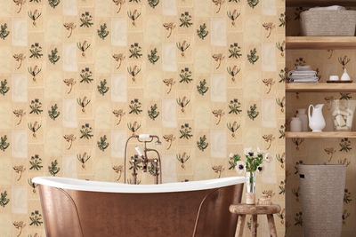 Spring Cleaning: A New Take on Floral Wallpaper