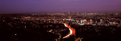 Los Angeles at Night Photographic Mural