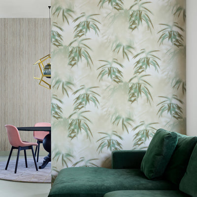 Parlor Palm Wallpaper - Green