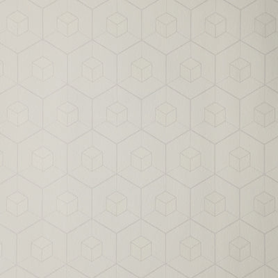 Cube Wallpaper - Soft Grey