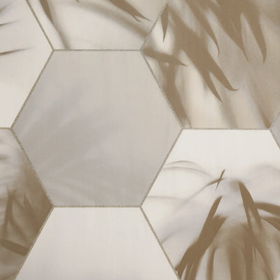 Hex Palm Wallpaper - Sand