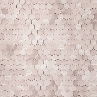 Hexagon Wallpaper - Blush