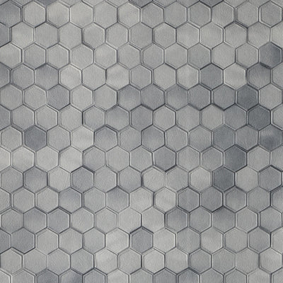 Hexagon Wallpaper - Grey