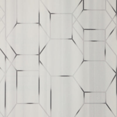 Wire Form Wallpaper - White