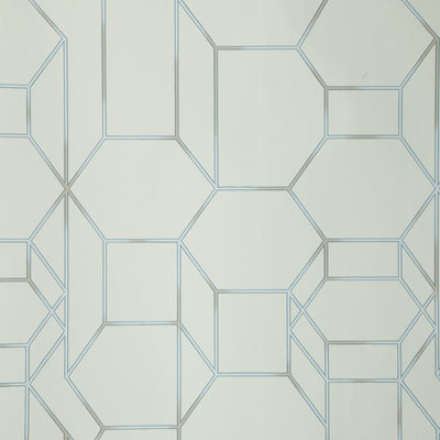 Wire Form Wallpaper - Mist