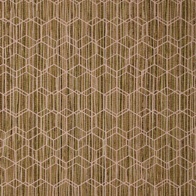 Wire Hex Wallpaper - Tan