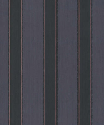 Fringy Stripe Wallpaper - Blue