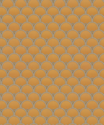 Roaring Roundings Wallpaper - Yellow