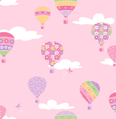 Hot Air Balloons Pink Balloons Wallpaper