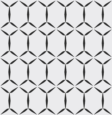 Fusion White Geometric Wallpaper