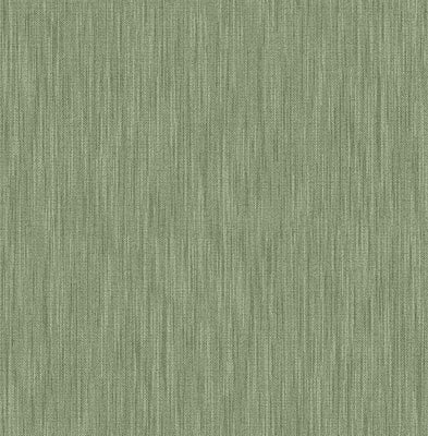 Chiniile Green Linen Texture Wallpaper