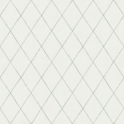 Rhombus Green Geometric Wallpaper