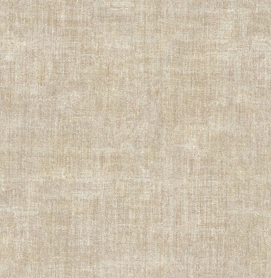 Gramercy Beige Linen Wallpaper