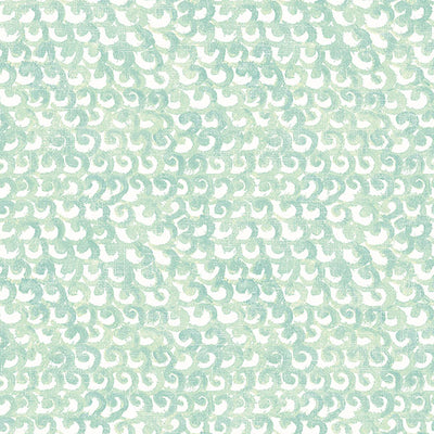 Saltwater Teal Wave Wallpaper