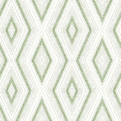 Santa Cruz Green Geometric Wallpaper