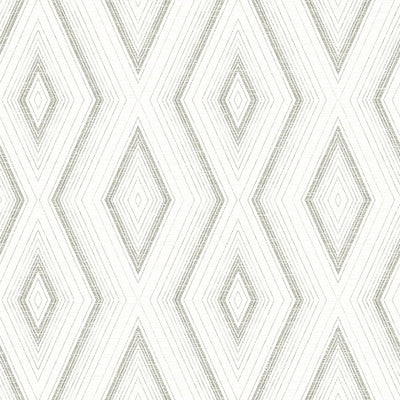 Santa Cruz Grey Geometric Wallpaper