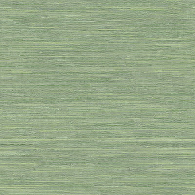 Waverly Green Faux Grasscloth Wallpaper