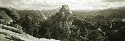 Half Dome, Yosemite National Park, B&W Photographic Mural