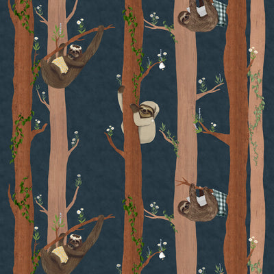 Sleepy Sleepy Sloths Wallpaper - Tilia