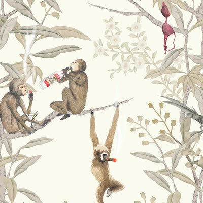 Drunk Monkeys Wallpaper - Bashed