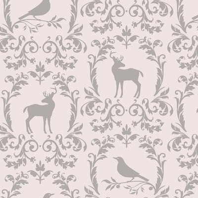 Fauna Wallpaper - Ecru