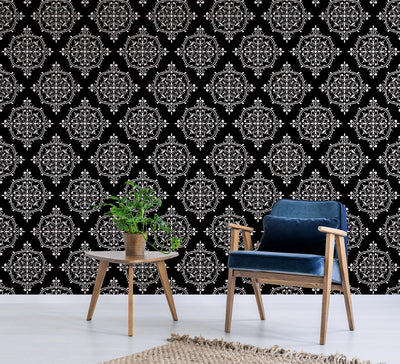 French Kiss Wallpaper - Noir