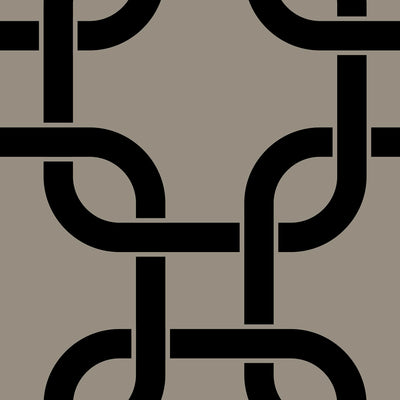 Linked Chains Wallpaper - Steel