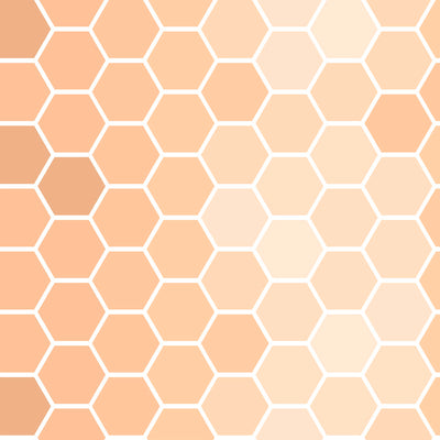 Honeycomb Wallpaper - Peach