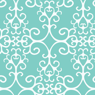 Bauble Wallpaper - Turquoise