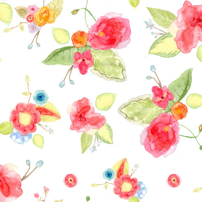 Watercolor Bouquet Wallpaper - Array