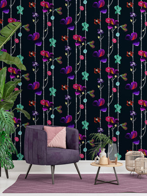Totem Blossom Wallpaper - Palette