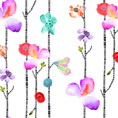 Totem Blossom Wallpaper - Pigment