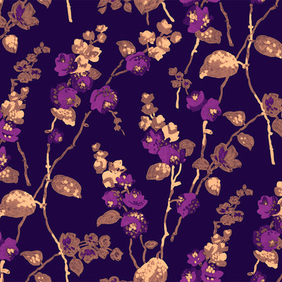 Twigs + Flowers Wallpaper - Birch