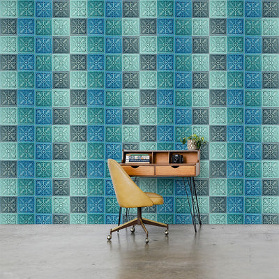 Isabella Faux Tile Wallpaper