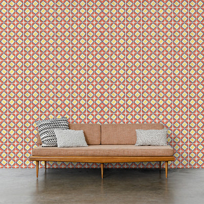 Valeria Faux Tile Wallpaper