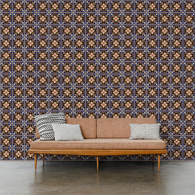 Mia Faux Tile Wallpaper