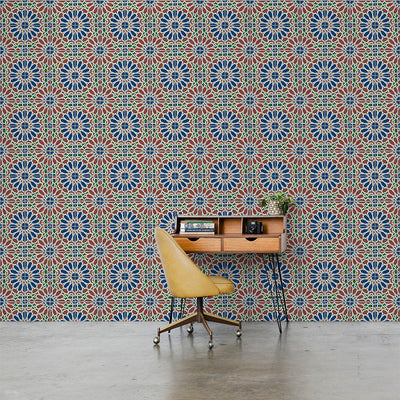 Sara Faux Tile Wallpaper