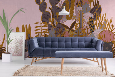 Cacti Mural - Saguaro