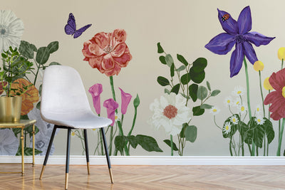 Floriculture Mural - Nosegay