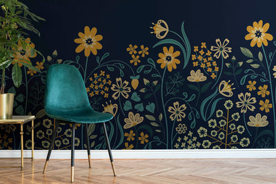 Rosemaling Mural - Lykke
