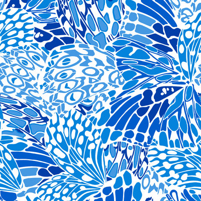 Butterfly Wallpaper - Blue