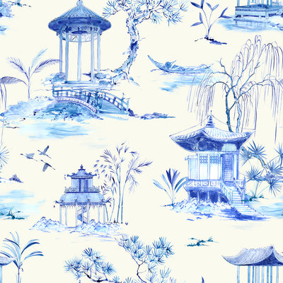 Suzhou Toile Wallpaper - Sky