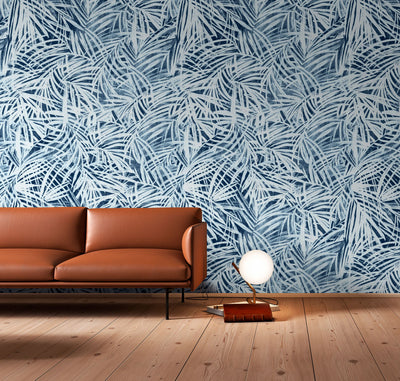 Areca Palm Wallpaper - Azure