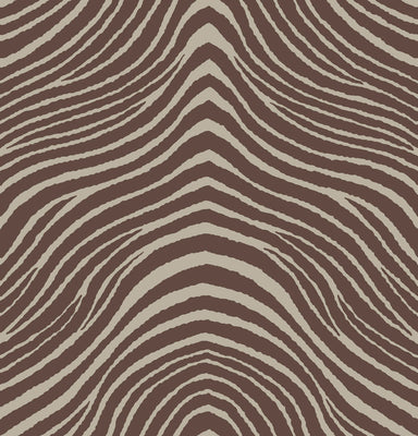 Zebra Zeal Wallpaper - Clay