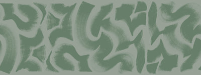 Gesture 10 Repeating Mural - Basil