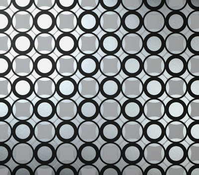 Circles Wallpaper - Silver