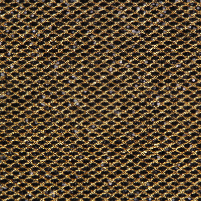 Woven Sequins Wallpaper - Black / Copper
