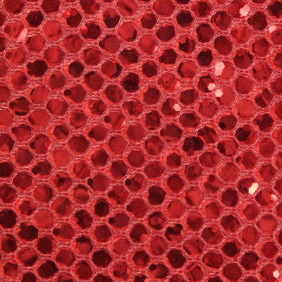 Large Sequins Wallpaper - Red