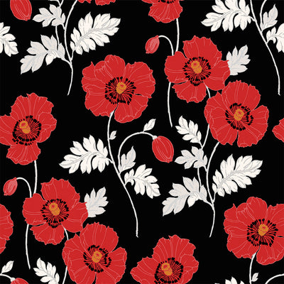 Poppycock Wallpaper - Rouge